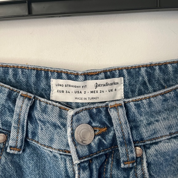 Stradivarius straight legs jeans size 34 - Picture 2 of 4